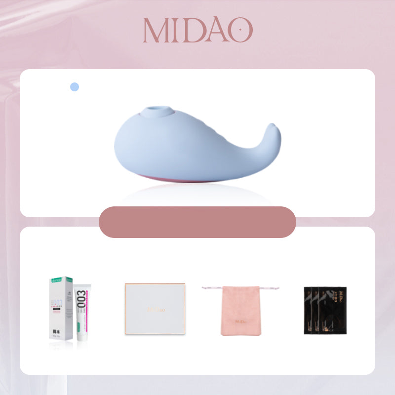 MIDAO-Blue Whale Wireless Vibrating Egg Adult Toy Discreet vibrator